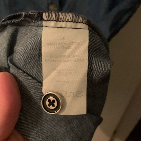 Denim Button Down Dress - Picture 5 of 5